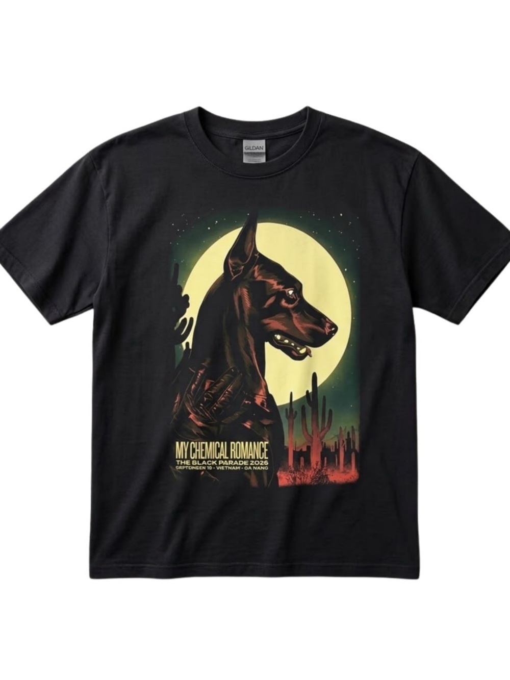 Black MCR The black parade chase field T-shirt